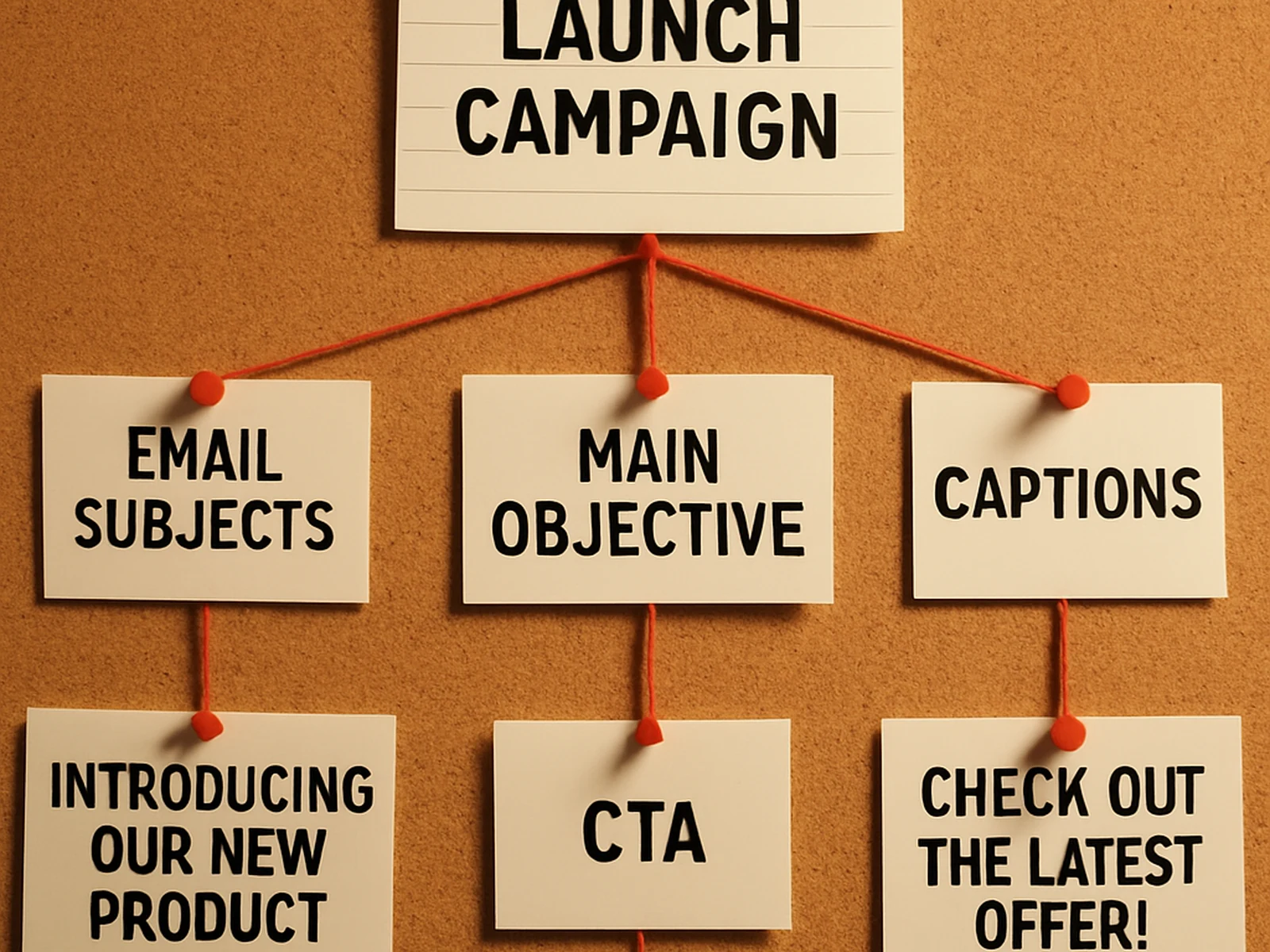 Launch Copy Packages — example work